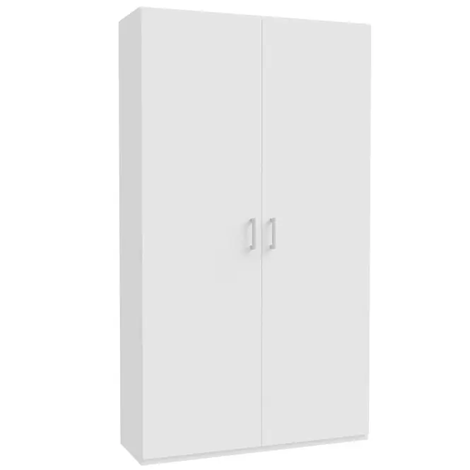 Skriňa Chiselsdon 119,5cm- biela, dvojdverová