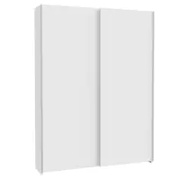 Skriňa s posuvnými dverami Chiselsdon 150,1cm- biela, dvojdverová