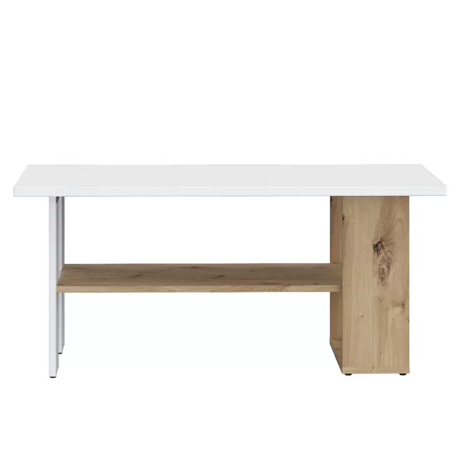 Konferenčný stolík Caldicot CFTT5210-M256 biely/dub artisan
