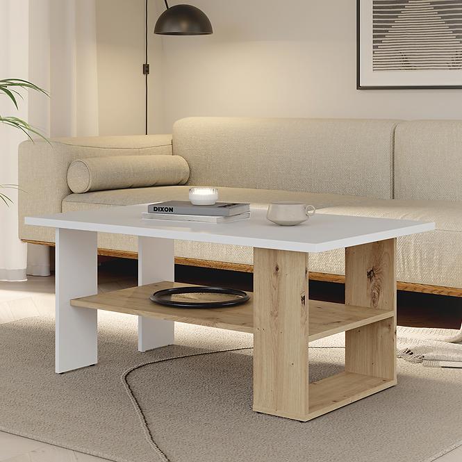 Konferenčný stolík Caldicot CFTT5210-M256 biely/dub artisan,6