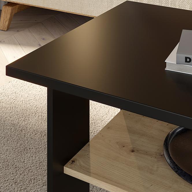 Konferenčný stolík Caldicot CFTT5210-M922 čierny/dub artisan