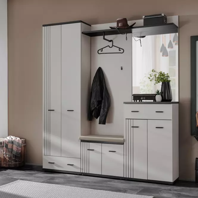 Skrinka na topánky Hugo Cc Hg F+P2 Kašmír/Čierna