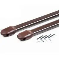 Teleskopická vitrážová tyč hnedá 40-70 cm