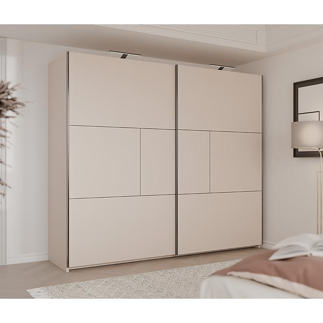 Skriňa Nimes 250 Pieskovo béžová,3