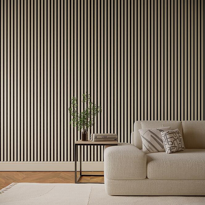 Akustické panely lamelové na plsti Cashmere 30x265 cm,3
