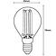 Žiarovka LED  FIL 7W E14 806LM NB,4