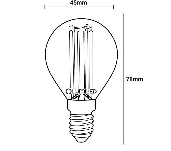 Žiarovka LED FIL 7W E14 806LM CB