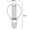 Žiarovka LED FIL 7W E14 806LM CB,6