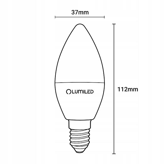 Žiarovka LED sviečka 10W E14 1055LM CB