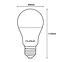 Žiarovka LED A60 10W 75W E27 1055LM 3000K,4
