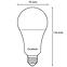 Žiarovka LED A70 18W 150W E27 2421LM 4000K,4