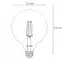 Žiarovka LED G125 filament 7W E27 806LM 2000K,4