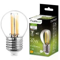 Žiarovka LED  FIL 4W E27 470LM NB