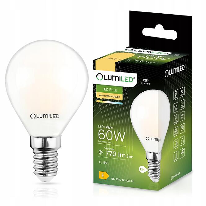 Žiarovka LED  FIL FR 7W E14 806LM 3000K