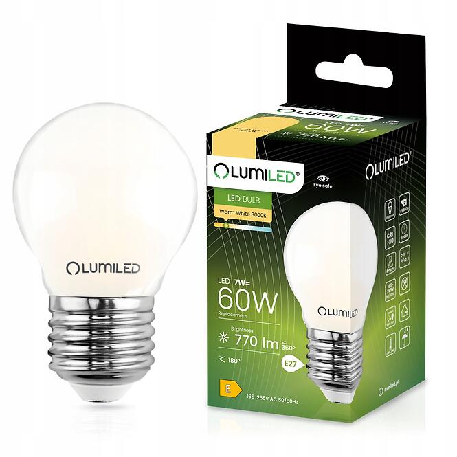 Žiarovka LED  FIL FR 7W E27 806LM 3000K