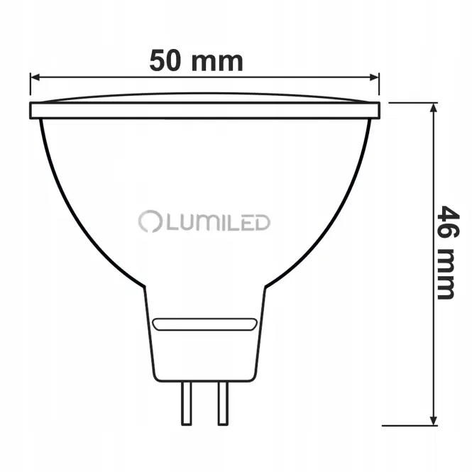 Žiarovka LED MR16 12V 6W 580LM 120ST. CB