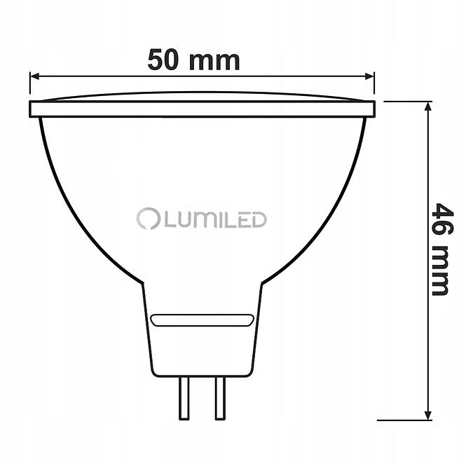 Žiarovka LED MR16 12V 6W 580LM 120ST. CB,4