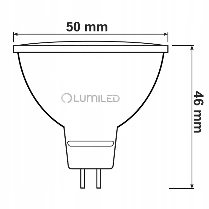Žiarovka LED MR16 12V 6W 580LM 120ST. NB