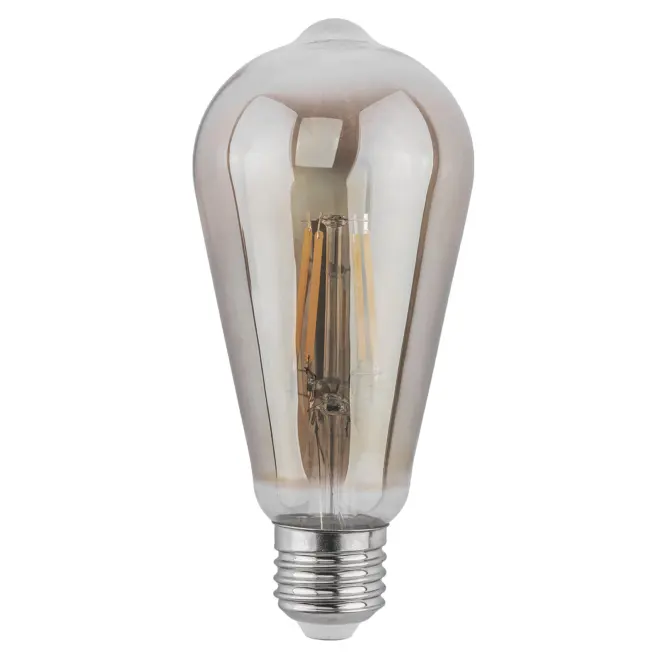 Žiarovka LED ST64 filament 6W E27 2200K SMOKEY