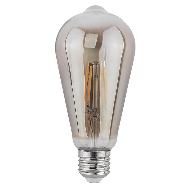 Žiarovka LED ST64 filament 6W E27 2200K SMOKEY,2