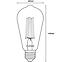 Žiarovka LED ST64 filament CL 8W E27 880LM 400,4