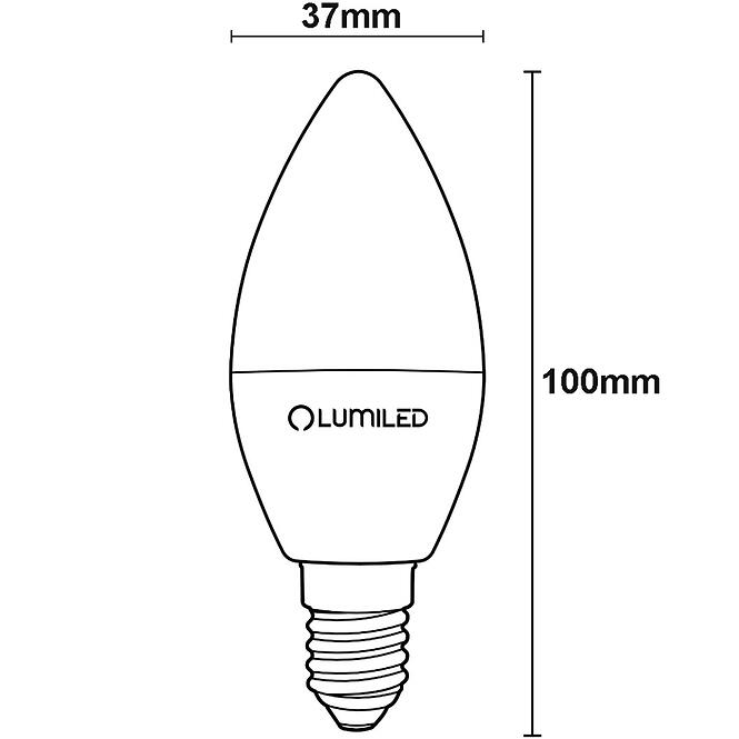 Žiarovka LED sviečka 5W E14 470LM CB,4