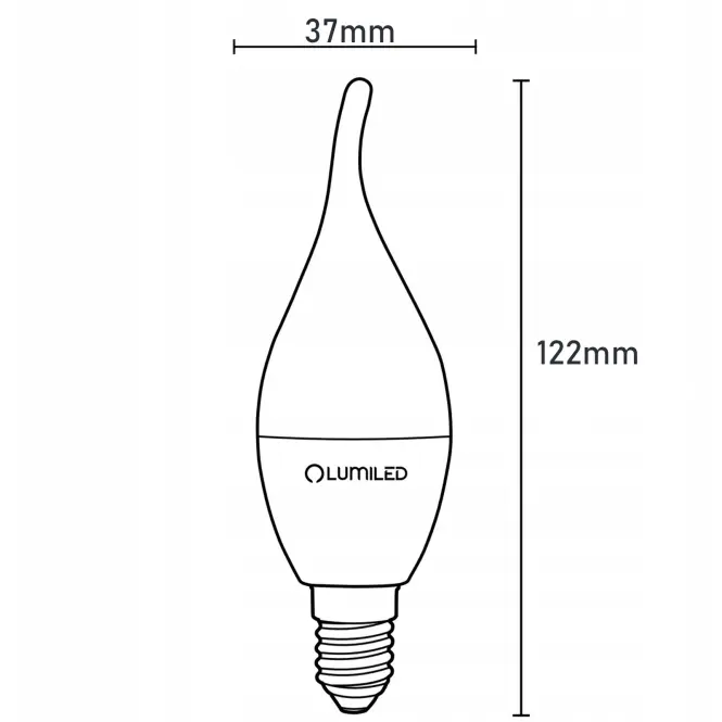 Žiarovka LED sviečka 5W E14 470LM CB plameň