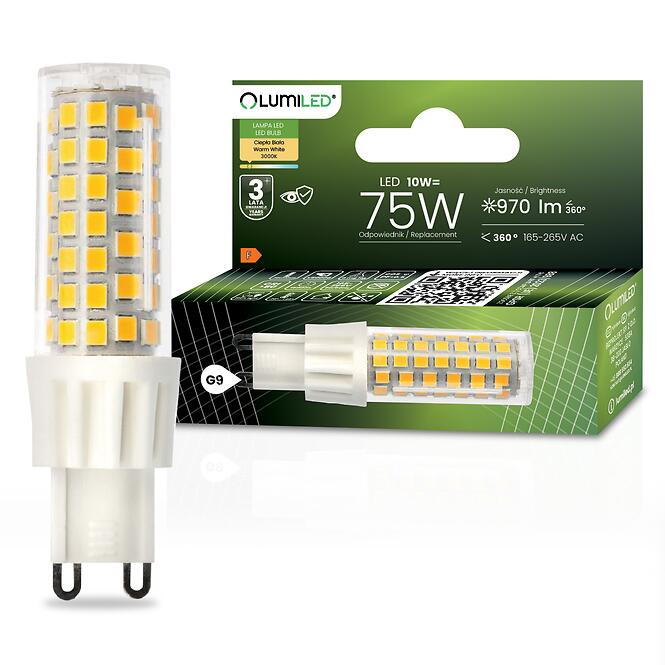 Žiarovka G9 ceramic2835 86D 10W 970LM CB