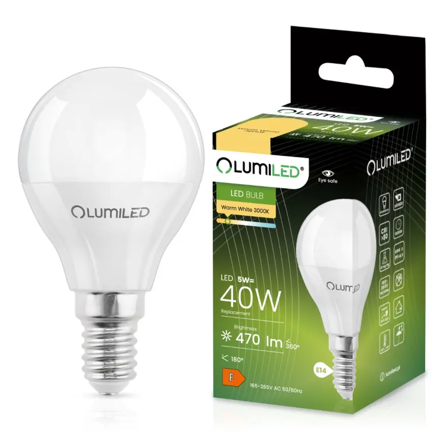 Žiarovka LED 5W E14 470LM CB