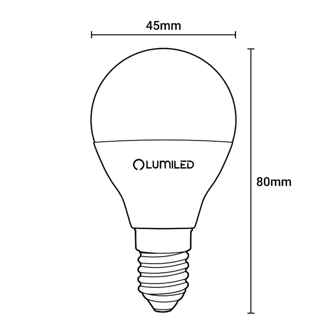 Žiarovka LED 5W E14 470LM CB,4