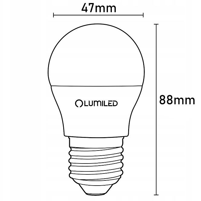Žiarovka LED 8W E27 806LM CB