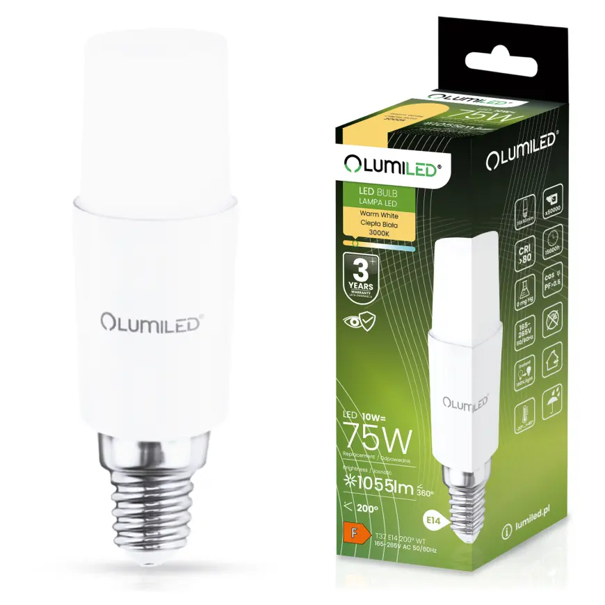 Žiarovka LED STICK 10W 1055LM E14 CB CCD