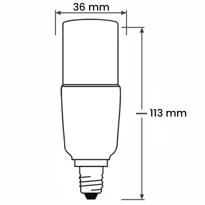 Žiarovka LED STICK 10W 1055LM E14 CB CCD