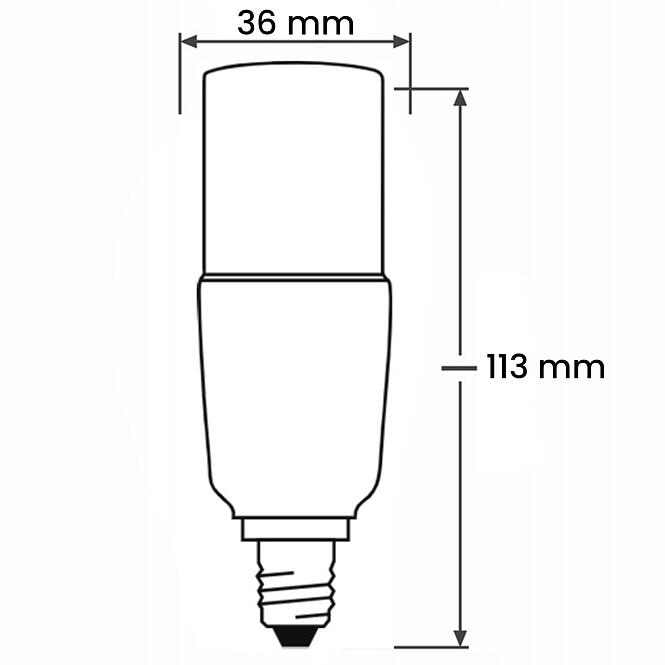 Žiarovka LED STICK 10W 1055LM E14 CB CCD