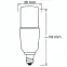 Žiarovka LED STICK 10W 1055LM E14 CB CCD,4