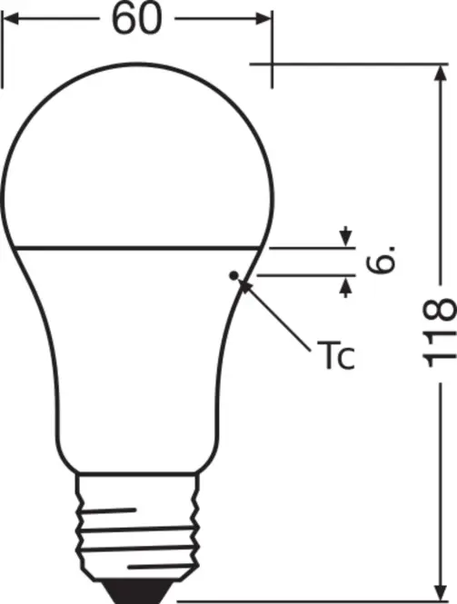 Žiarovka LED OSRAM A60 E27 13W 2700K