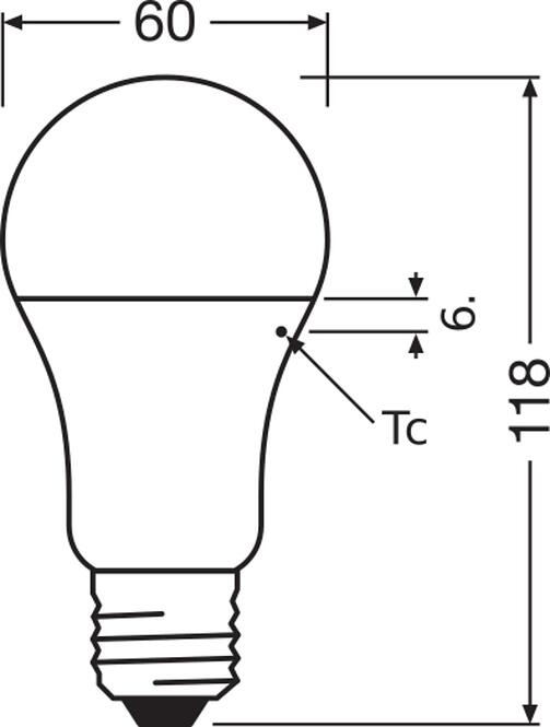 Žiarovka LED OSRAM A60 E27 13W 2700K