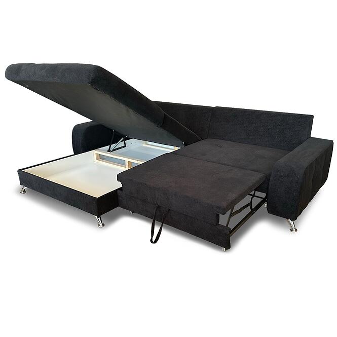 Rohová sedacia súprava Wenus L Bellini 19 čierna