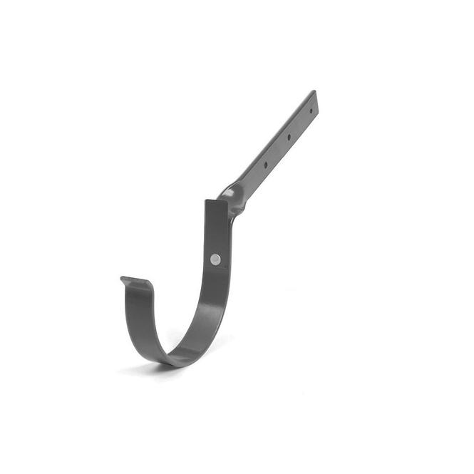 žlabový hák přetočený 125 mm bryza grafit