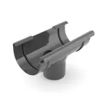 Odkvapový kotlík Bryza Ø 125/90 mm plastový grafit