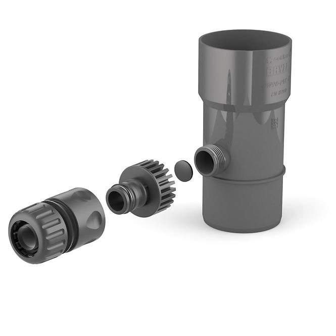 Zberač dažďovej vody 63 mm grafit