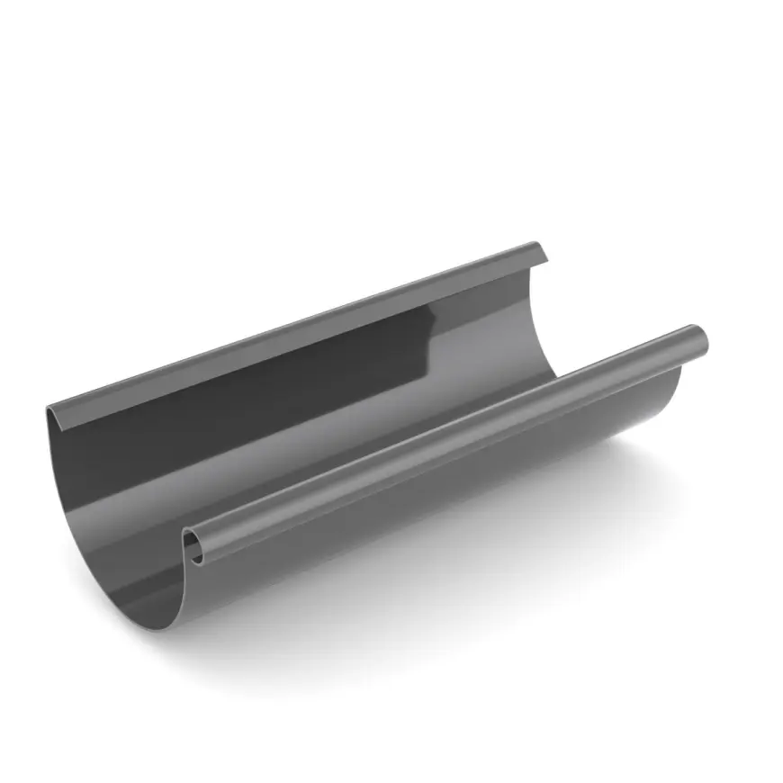 Odkvapový žľab Ø 125 mm plastový dĺžka 3000 mm grafit