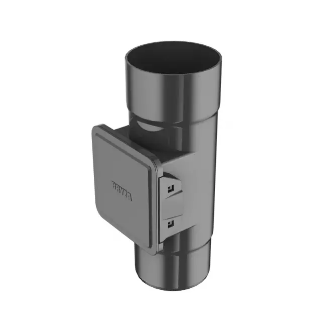 Lapač lístia s dvierkami pre plastové žľaby 110 mm