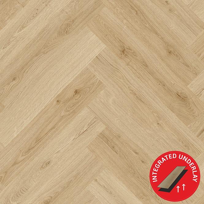 Vinylova podaha LVT RIGID Dub Memfis Herringbone 5+1mm 0,3mm