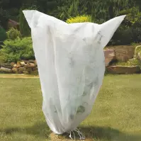 Ochranná taška 0,8 × 0,8 m, 50 g/m², biela