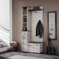 Predsieňový nábytok Hugo I Cc Hg1 Kašmír/Čierna