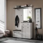 Predsieňový nábytok Hugo II Cc Hg2 Kašmír/Čierna