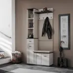 Predsieňový nábytok Hugo V Cc Hg5+P2 Vankúš Kašmír/Čierna