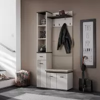 Predsieňový nábytok Hugo V Cc Hg5+P2 Vankúš Kašmír/Čierna