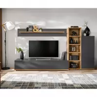 Obývacia stena Silk 3 Anwt Sk3 Antracit/Wotan